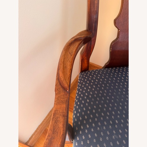 Used Vintage/Antique Finds Dark Brown Wood Armchair for sale on AptDeco