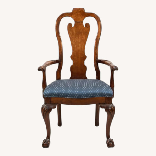 Used Vintage/Antique Finds Dark Brown Wood Armchair for sale on AptDeco