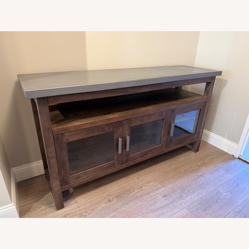 Used Crate & Barrel Galvin Wood & Metal Sideboard for sale on AptDeco