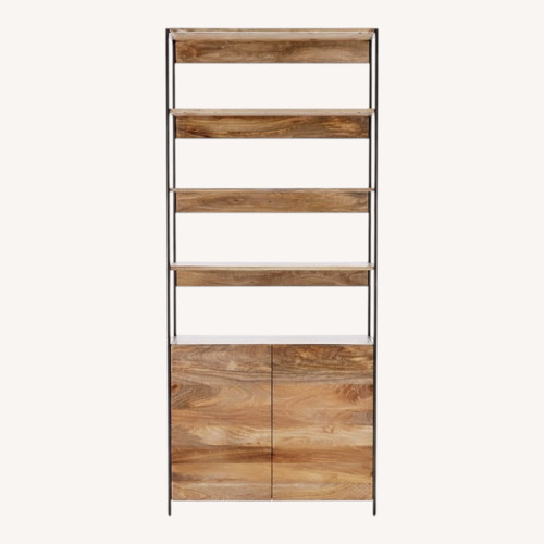 Used West Elm Industrial Solid Wood Modular Storage for sale on AptDeco