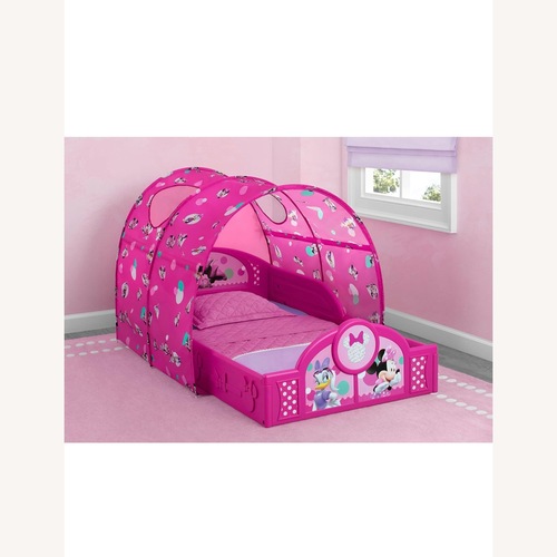 Used Amazon Pink Plastic Twin Bed Mine Mouse for sale on AptDeco