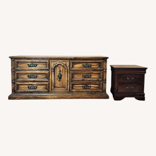 Used Dark Brown Wood Dresser for sale on AptDeco