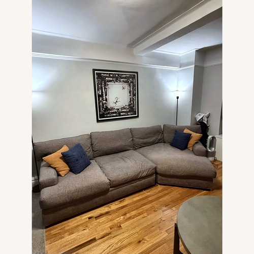 Used Raymour & Flanigan Wide Seated Comfy Couch for sale on AptDeco