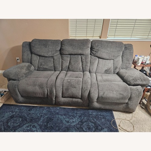 Used Dark Gray Fabric 3+ Seater Sofa for sale on AptDeco