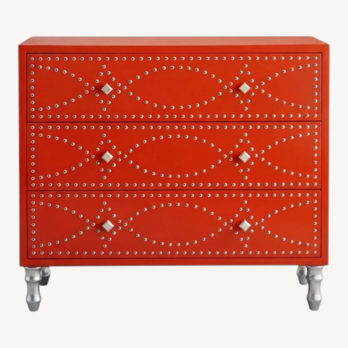 Used Orange Wood Chest for sale on AptDeco