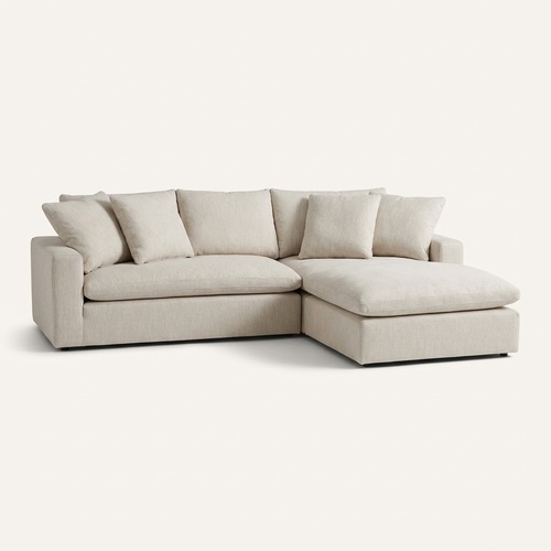 Used Restoration Hardware Cloud Natural 2 Piece Sectional for sale on AptDeco