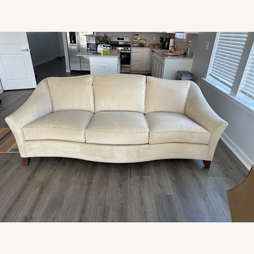 Used Ethan Allen Natural Fabric 3+ Seater Sofa for sale on AptDeco