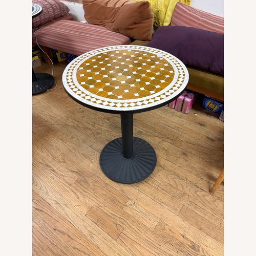 Used Custom Ceramic Moroccan Cafe Tables for sale on AptDeco