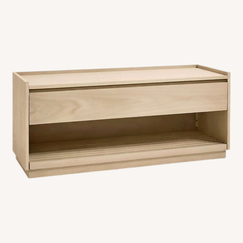 Used Crate & Barrel Batten Storage Bench for sale on AptDeco