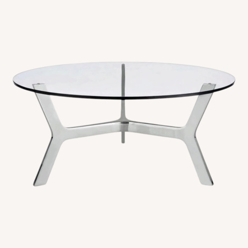 Used Crate & Barrel Elke Round Table for sale on AptDeco