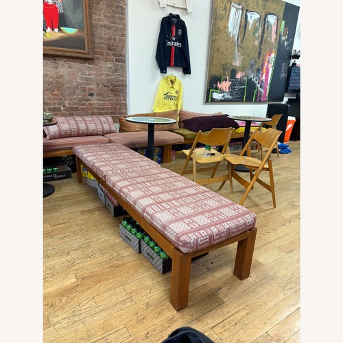 Used High End Custom Benches w Pads & Pillows for sale on AptDeco