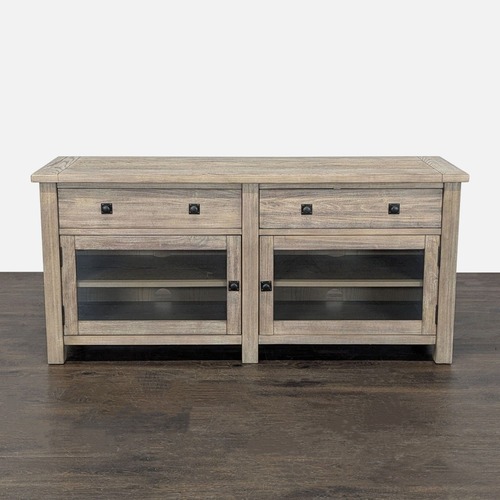 Used Pottery Barn Benchwright Seadrift Media Console for sale on AptDeco