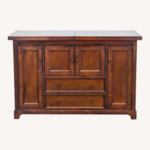 Used Pottery Barn Torrens Bar Cabinet for sale on AptDeco