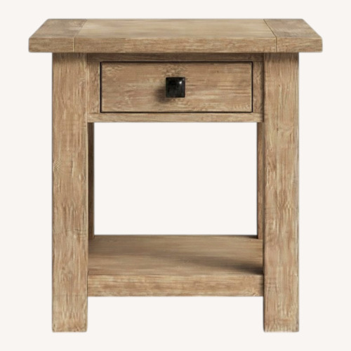 Used Pottery Barn Benchwright Square End Table for sale on AptDeco