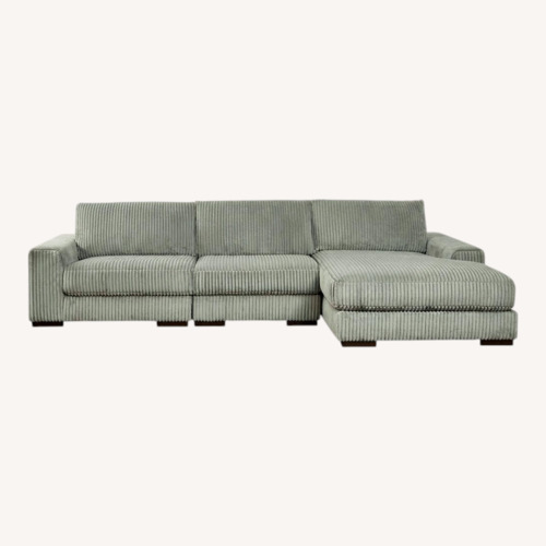 Used Ashley Furniture Light Gray 3+ Piece Sectional for sale on AptDeco