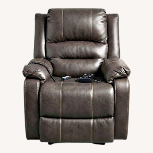 Used Leather Electric Recliner with Lift  for sale on AptDeco