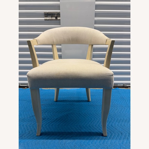 Used Palecek Cream Dining Chair Set of 4 for sale on AptDeco