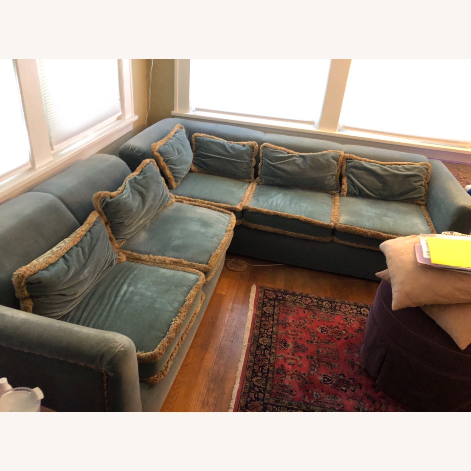 Velvet 3+ Piece Sectional - image-9