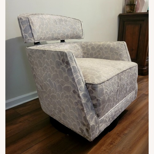 Used Modern Caracole Artisan Swivel Barrel Chair for sale on AptDeco