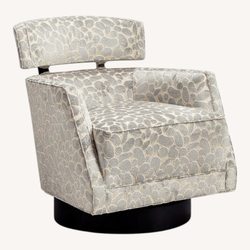 Used Modern Caracole Artisan Swivel Barrel Chair for sale on AptDeco