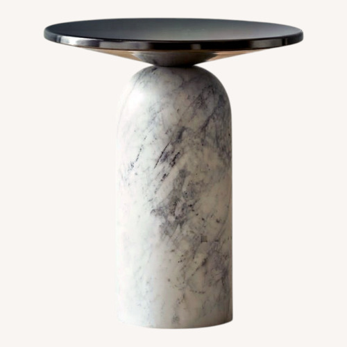 Used CB2 Marble Side Table  for sale on AptDeco