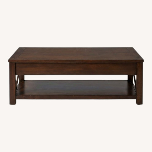 Used Dark Brown Multi Functional Coffee Table for sale on AptDeco