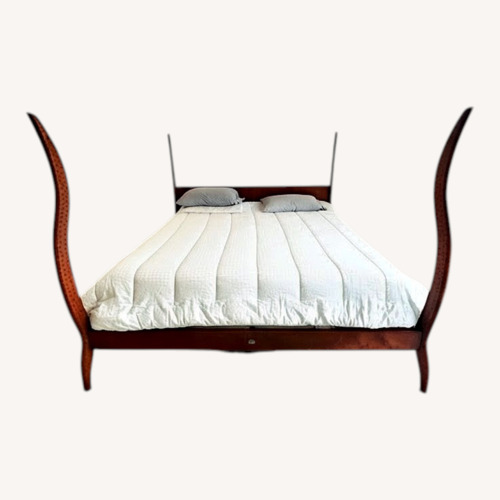 Used Savarese Darling California King Bed Frame for sale on AptDeco