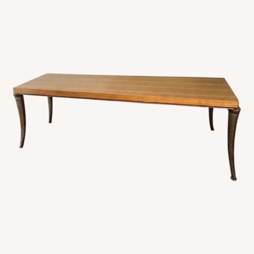 Used Custom Made "Linn" Natural Wood Dining Table for sale on AptDeco