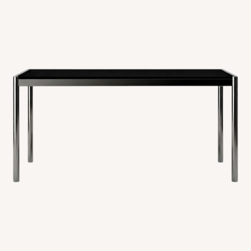 Used USM Modular Furniture Black Metal Table / Desk  for sale on AptDeco