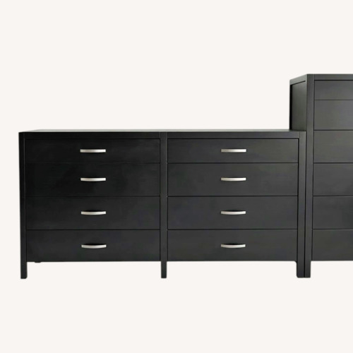 Used The Door Store Black Wood Dresser for sale on AptDeco