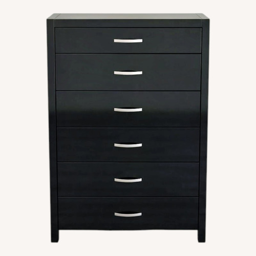Used The Door Store Black Wood Dresser for sale on AptDeco