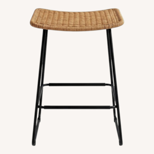 Used Article Natural Wicker Stools for sale on AptDeco