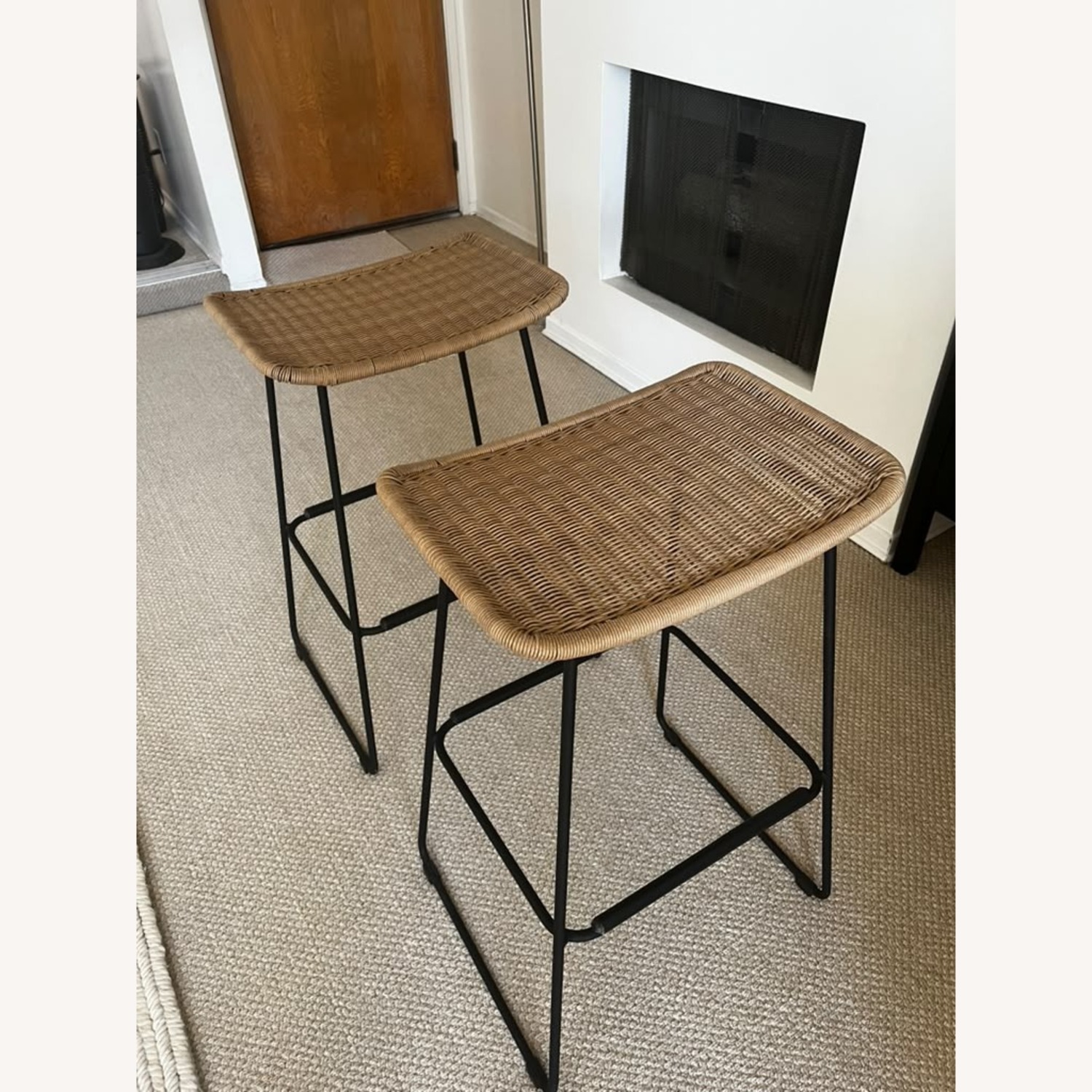 Article Natural Wicker Stools - image-4
