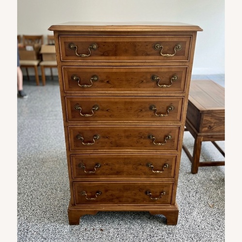 Used Vintage Burled Wood Lingerie Chest for sale on AptDeco