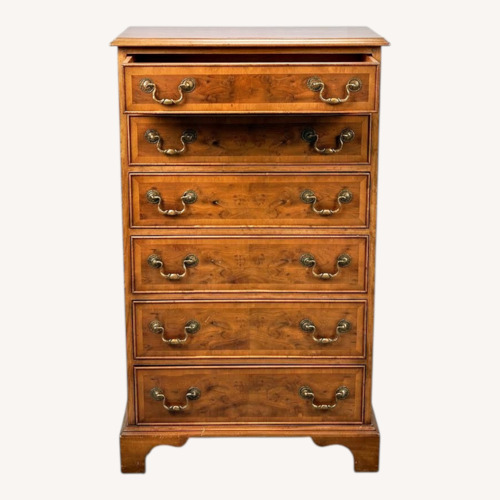 Used Vintage Burled Wood Lingerie Chest for sale on AptDeco