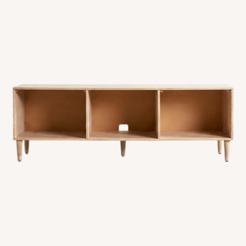 Used Urban Outfitters Amelia Light Brown Wood Media Storage for sale on AptDeco