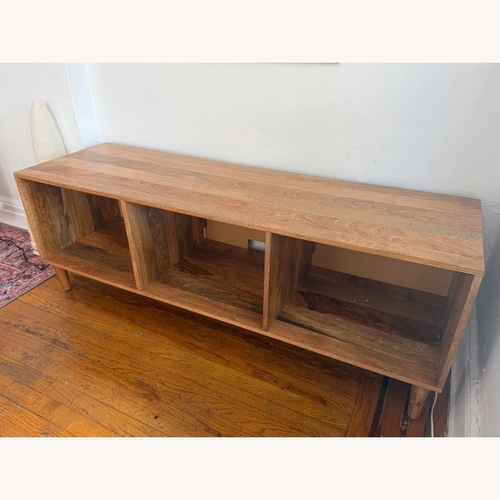Used Urban Outfitters Amelia Light Brown Wood Media Storage for sale on AptDeco