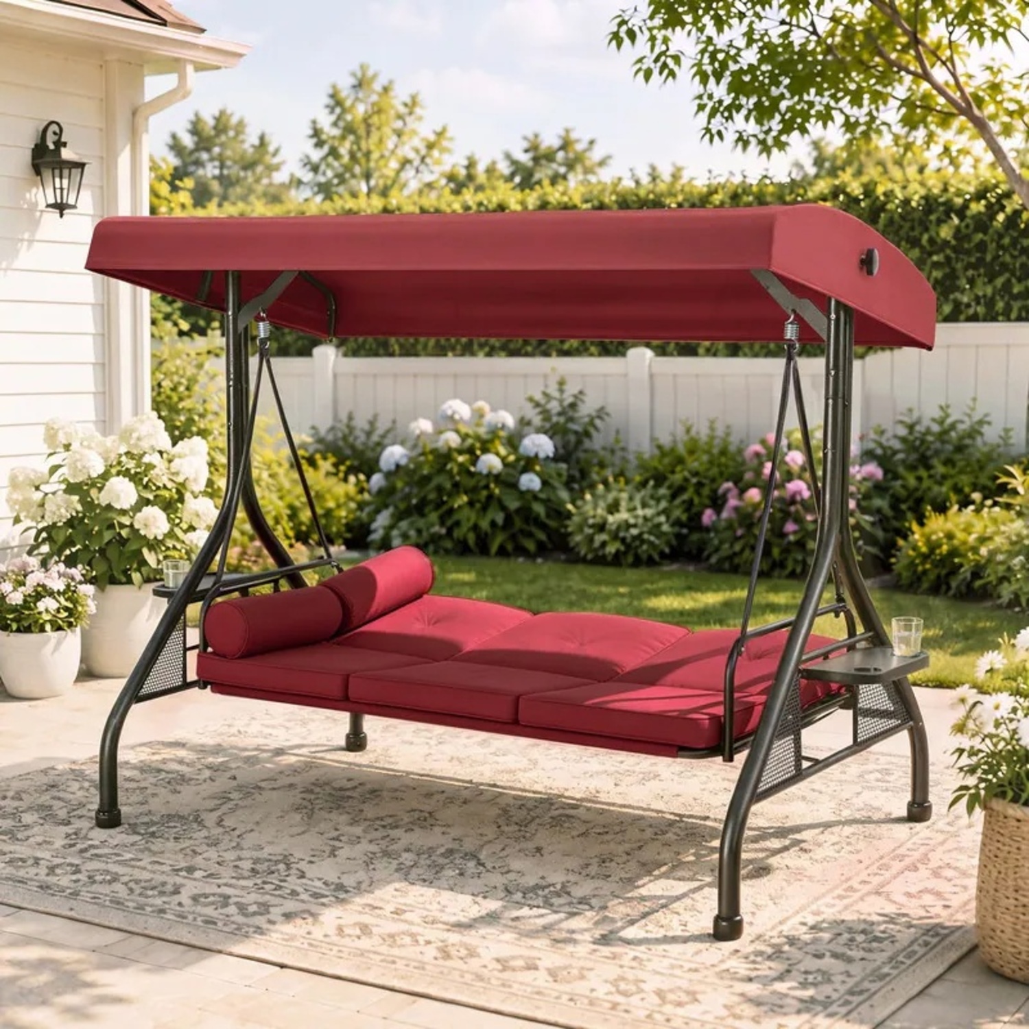Wayfair 3-Seat Outdoor Patio Swing - image-4