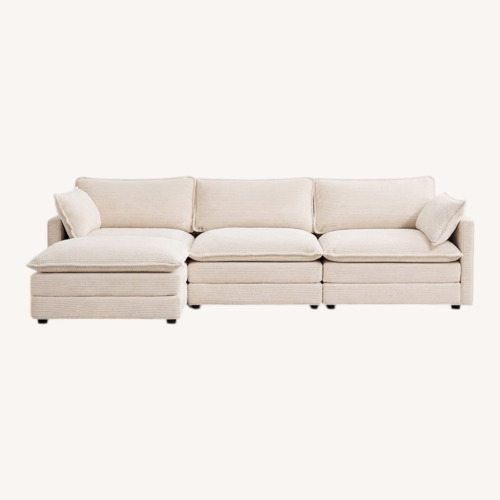 Used Amazon Corduroy Cloud Couch for sale on AptDeco