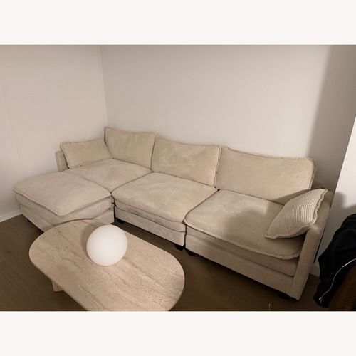 Used Amazon Corduroy Cloud Couch for sale on AptDeco