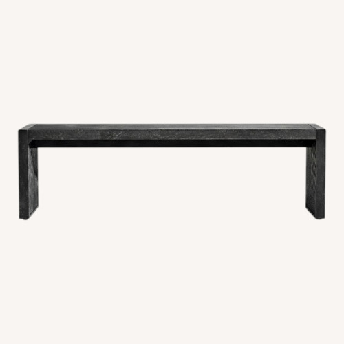 Used Crate & Barrel Dunewood Dining Bench for sale on AptDeco