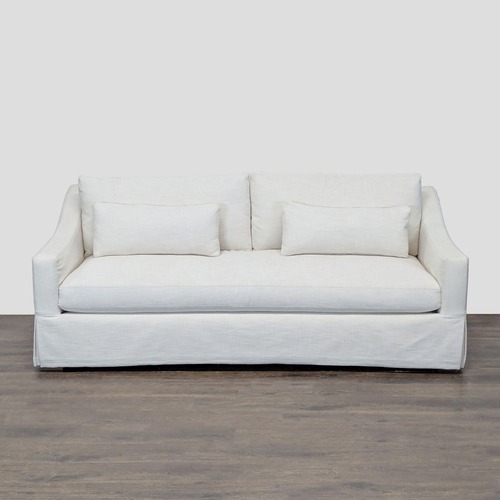 Used Restoration Hardware Belgian White Slipcovered for sale on AptDeco