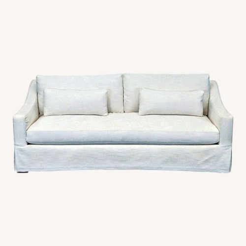 Used Restoration Hardware Belgian White Slipcovered for sale on AptDeco