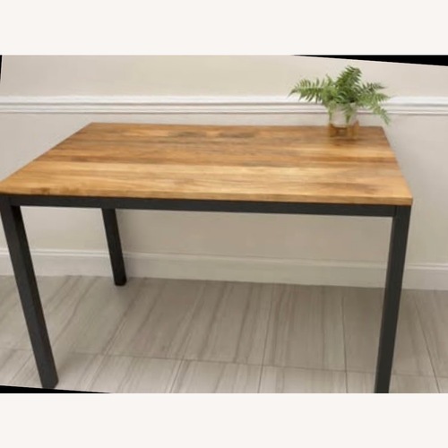 Used West Elm Box Frame Mango Wood Dining Table for sale on AptDeco