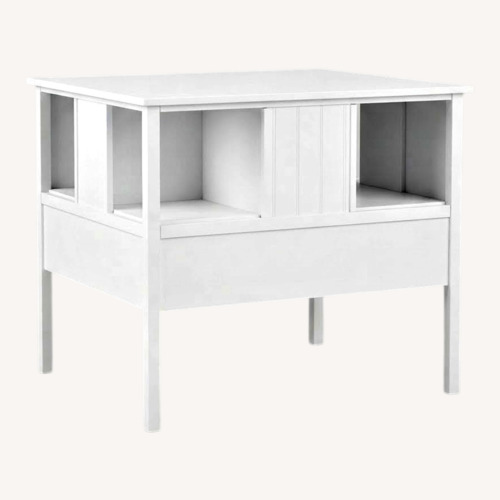 Used Pottery Barn Kids Belden White Wood Bookcase for sale on AptDeco