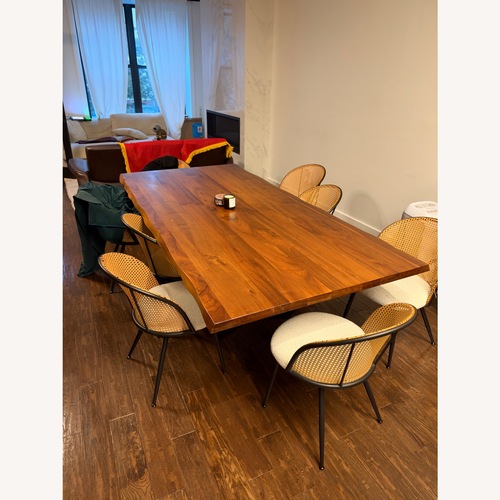 Used Natural Wood Dining Table for sale on AptDeco