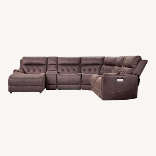 Used Bob's Discount Large Sectional with Chaise for sale on AptDeco