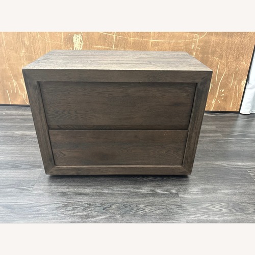 Used Restoration Hardware  Drifted Reclaimed Oak Nightstand 32" for sale on AptDeco