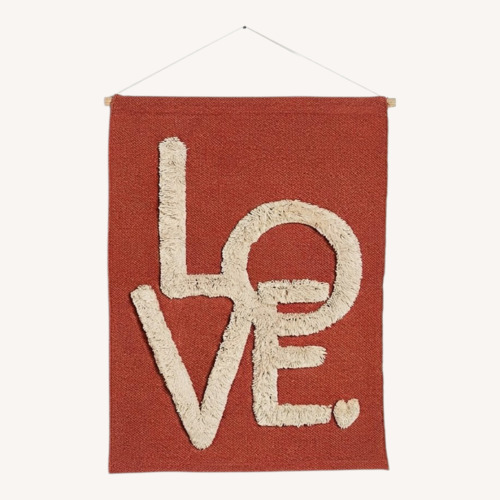 Used Crate & Barrel Leary "Love" Handwoven Tapestry for sale on AptDeco