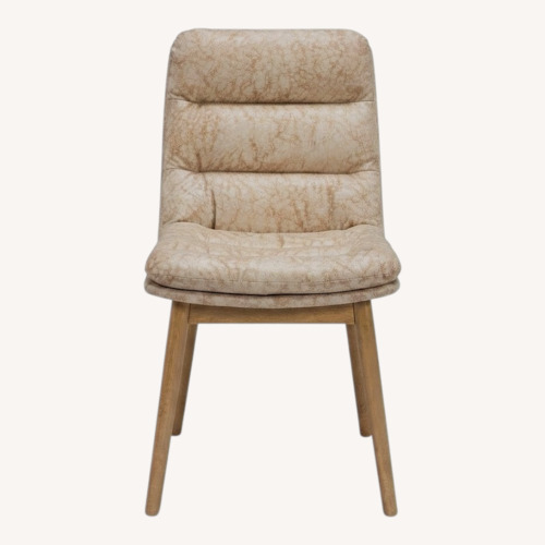 Used Timothy Oulton Beka White Faux Leather Dining Chair for sale on AptDeco